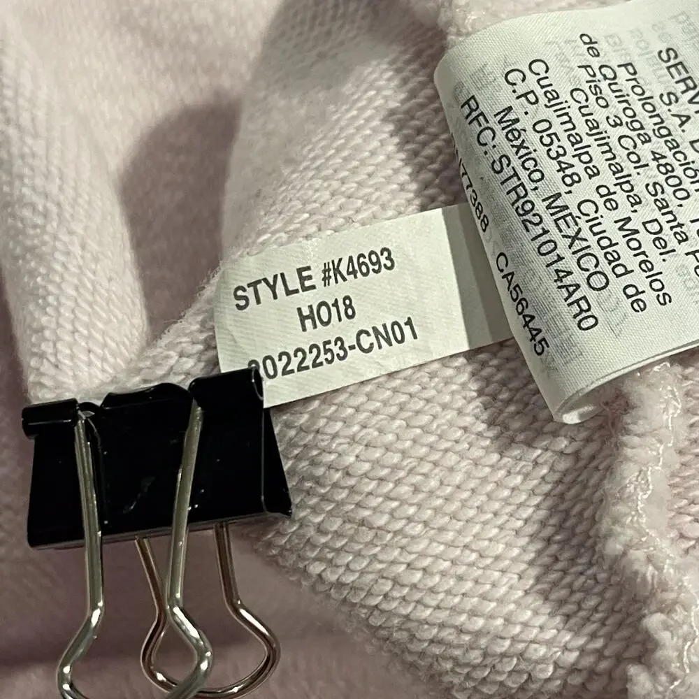 J Crew Womens Sweatshirt Hollywood Spell Out Pullover Crewneck Pink XS ER